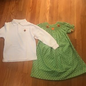 Brother /sister Thanksgiving set